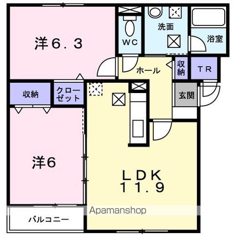 シンフォニアIの間取り写真
