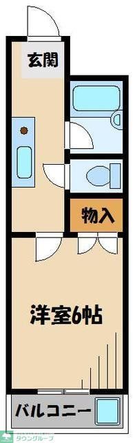 シャルマン草加の間取り写真