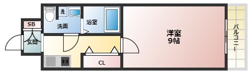 ベルエアー江上の間取り写真