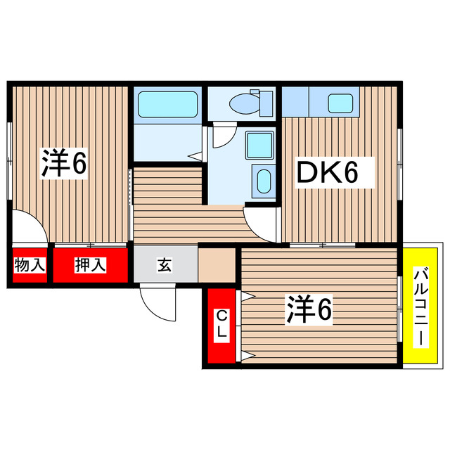 ＪＲ東海道本線 高槻駅 徒歩15分 2階建 築32年の間取り写真