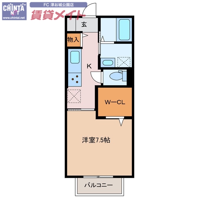ディーシャンブル上浜町の間取り写真
