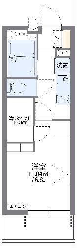 【レオパレスチェリーヒルの間取り】