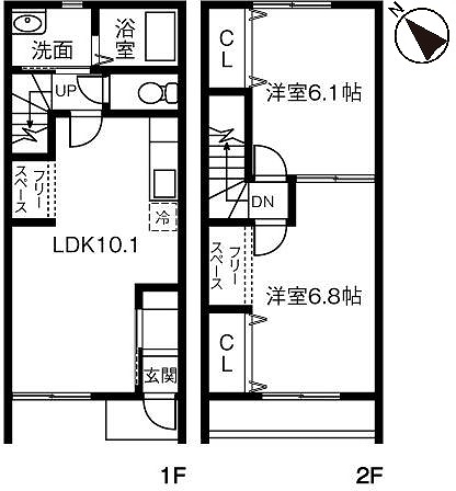 ＳｏｒａII　想桜2の間取り