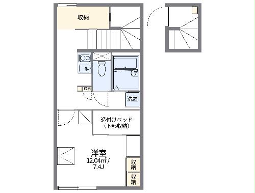 レオパレスＫＡＴＡＹＡＭＡIIの間取り