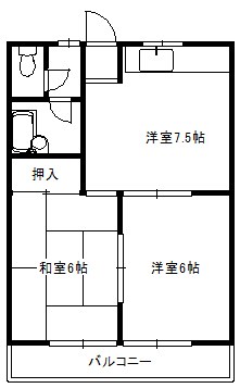 巽ハイツの間取り