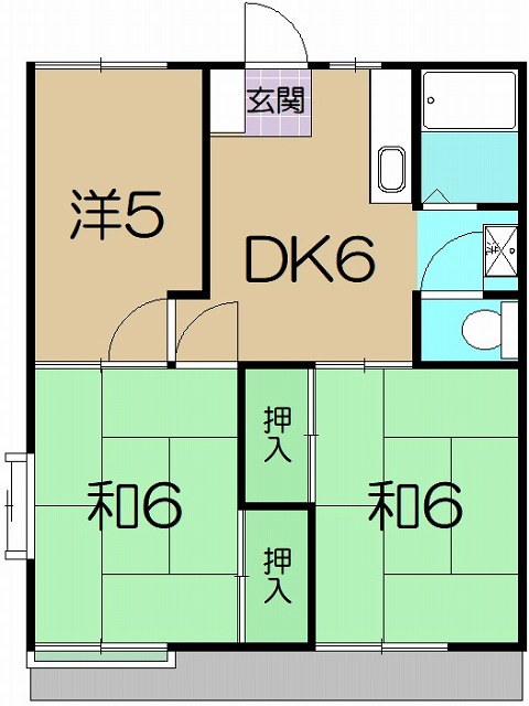 ファミーユ椿Iの間取り