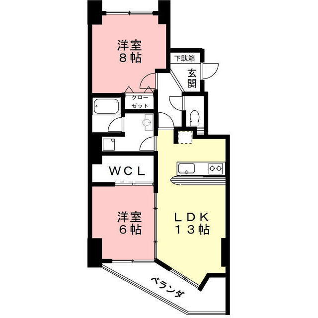 レジデンス４０の間取り