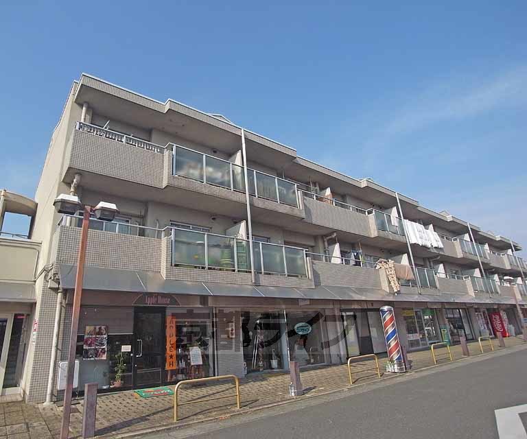 京都市伏見区久我東町のマンションの建物外観