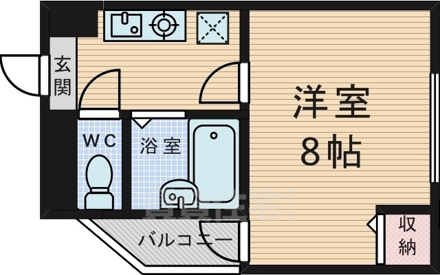 豊中市螢池南町のマンションの間取り