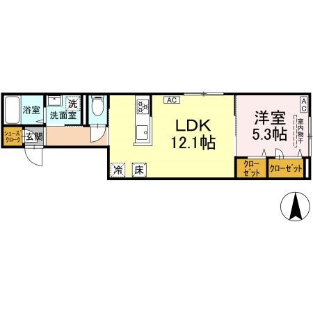 レクシア千住緑町の間取り