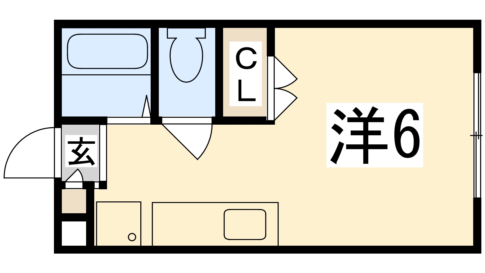 エステートピア香呂２の間取り