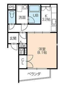 豊橋市魚町のマンションの間取り