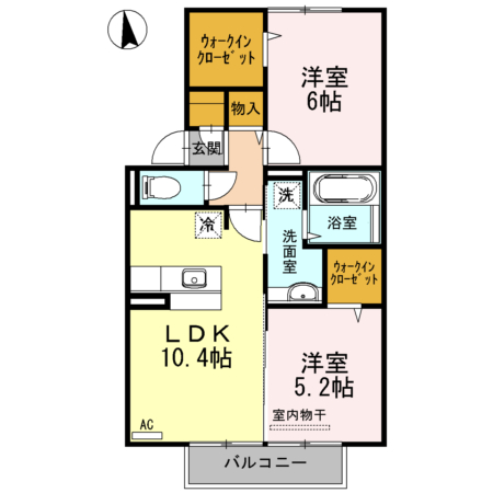 Ｎスタイル中津の間取り