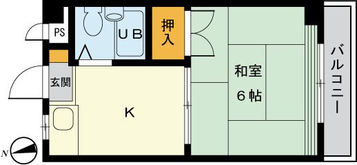 グリーンハイムコダイの間取り