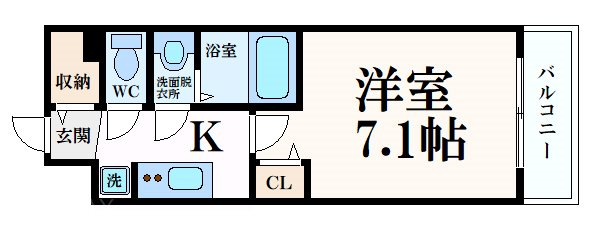 プレデコート西京極の間取り