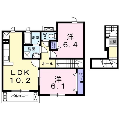 ポポラーレ善の間取り