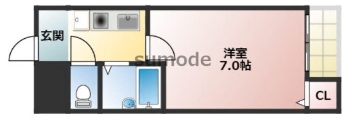 エステティコ千里の間取り