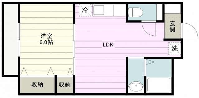 コーポ美華の間取り