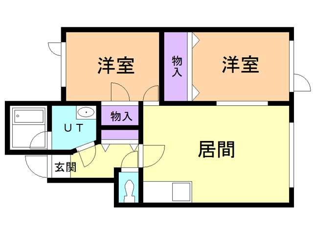 プレジュール若草の間取り