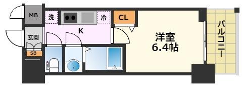 プレサンス名古屋菊井セルカの間取り