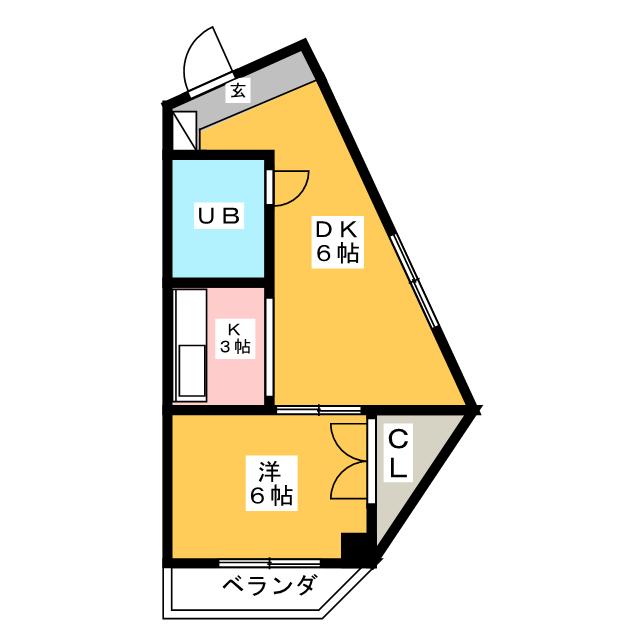 サンプラーザの間取り