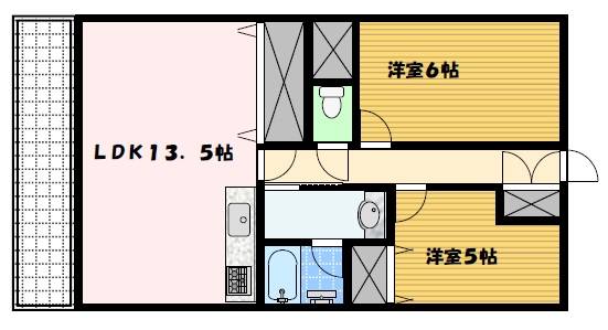 リバー山王の間取り