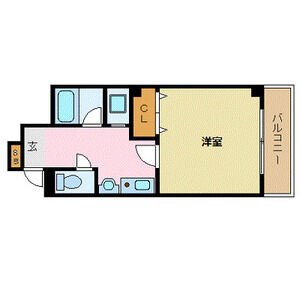 明石市本町のマンションの間取り