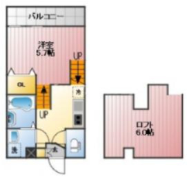 【eclat（エクラ）の間取り】