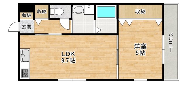 グランシャリオ招堤IIIの間取り