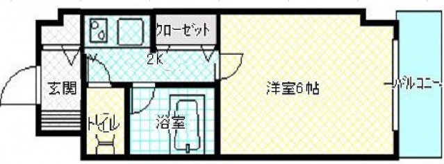 広島市安佐南区大町東のマンションの間取り