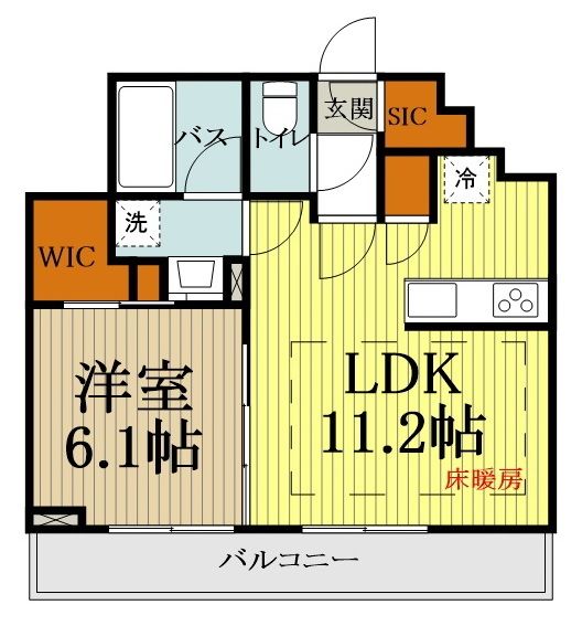 ラグゼナ八王子新町の間取り