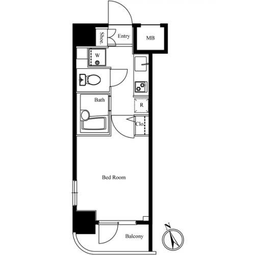 SQUARE渋谷の間取り