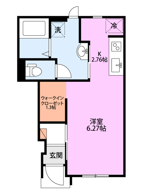 リビンド古正寺の間取り