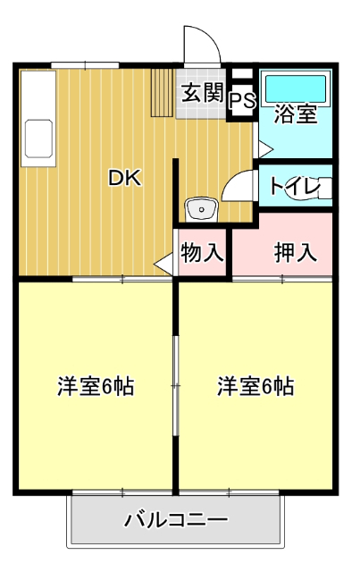 サンロイヤル東山の間取り