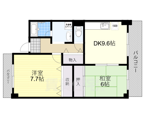 【I Cube 南千里の間取り】