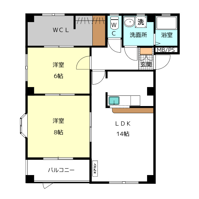 ハイエストＦｕｊｉｎａｍｉの間取り