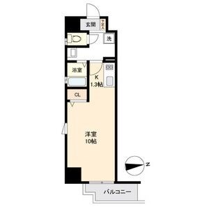 名古屋市西区菊井のマンションの間取り