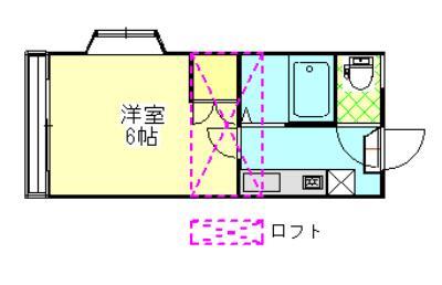 レオパレス楢山登町の間取り