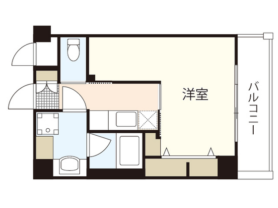 広島市中区加古町のマンションの間取り