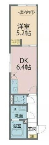 神奈川県大和市中央３（アパート）の賃貸物件の間取り
