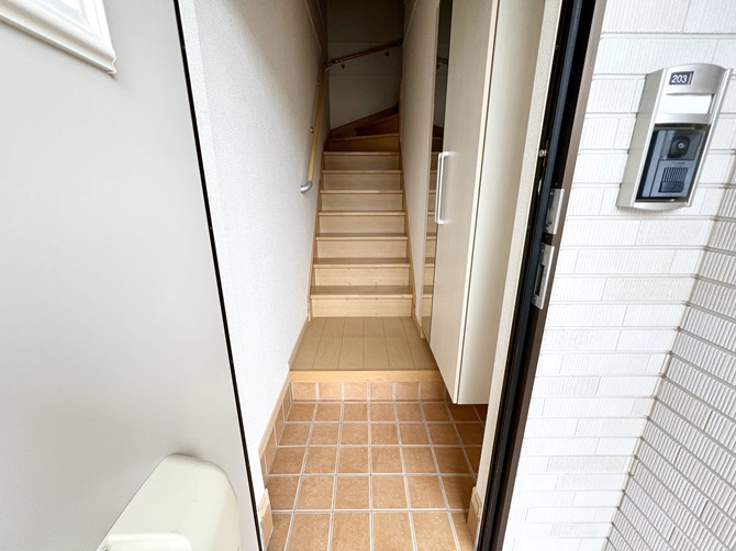 玄関　※画像と反転タイプのお部屋です