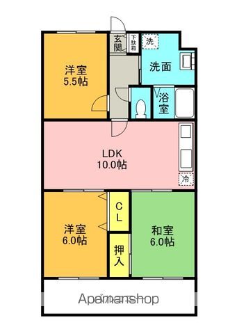 アクティ寝屋川の間取り写真
