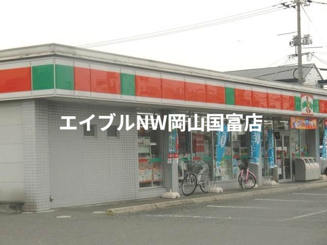 コンビニ　サンクス岡山中井店（コンビニ）まで387m