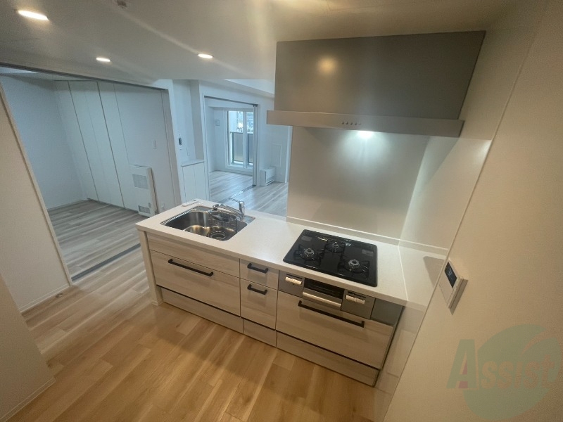 キッチン　システムキッチンなので、すぐお料理に使えます！