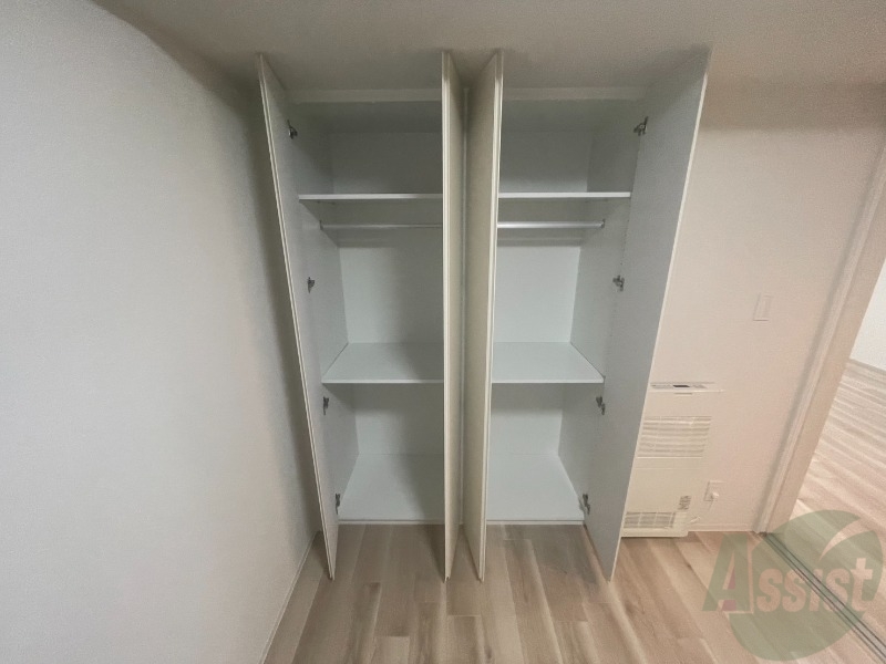 収納　収納もバッチリあるのでお部屋が片付きますよ！