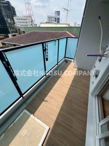 バルコニー　広々としたバルコニーです