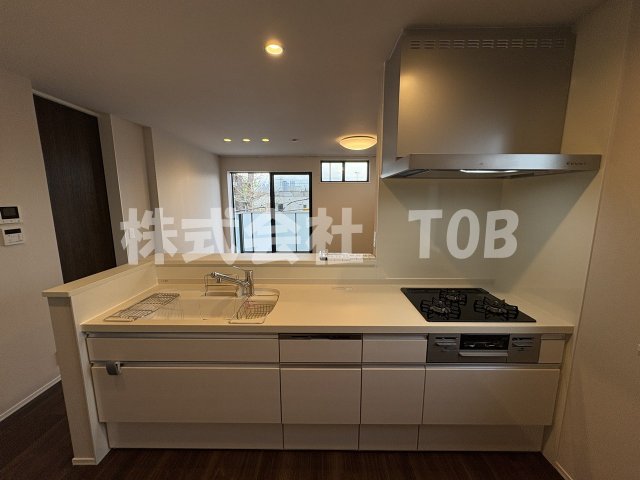 キッチン　ガス3口グリル　食洗器付き