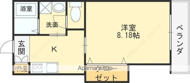 近鉄大阪線 近鉄八尾駅 徒歩10分 3階建 築12年の間取り写真