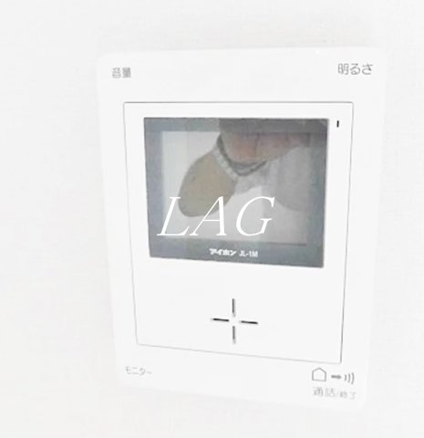 セキュリティ　モニター付きインターフォンです。