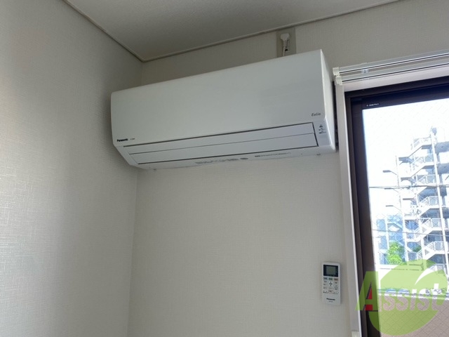 その他設備　エアコン設置されていて助かりますねー。暑い夏も快適です。